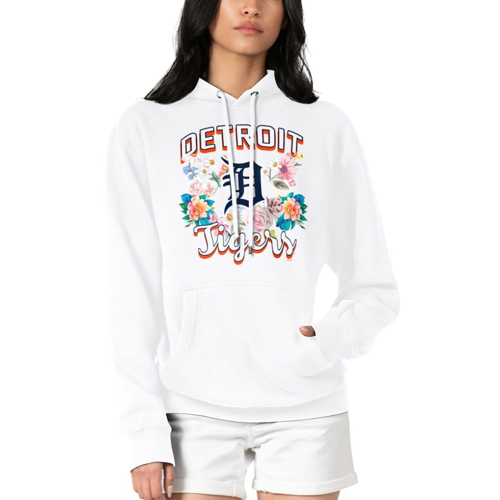 Detroit Tigers G-III 4Her by Carl Banks Women's Flowers Graphic Pullover Hoodie Outlet