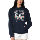 New York Yankees G-III 4Her by Carl Banks Women's Flowers Graphic Pullover Hoodie Online