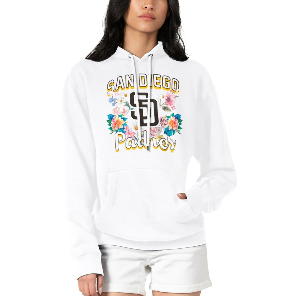 San Diego Padres G-III 4Her by Carl Banks Women's Flowers Graphic Pullover Hoodie Discount