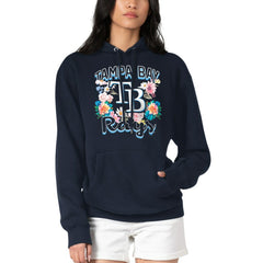Tampa Bay Rays G-III 4Her by Carl Banks Women's Flowers Graphic Pullover Hoodie Discount