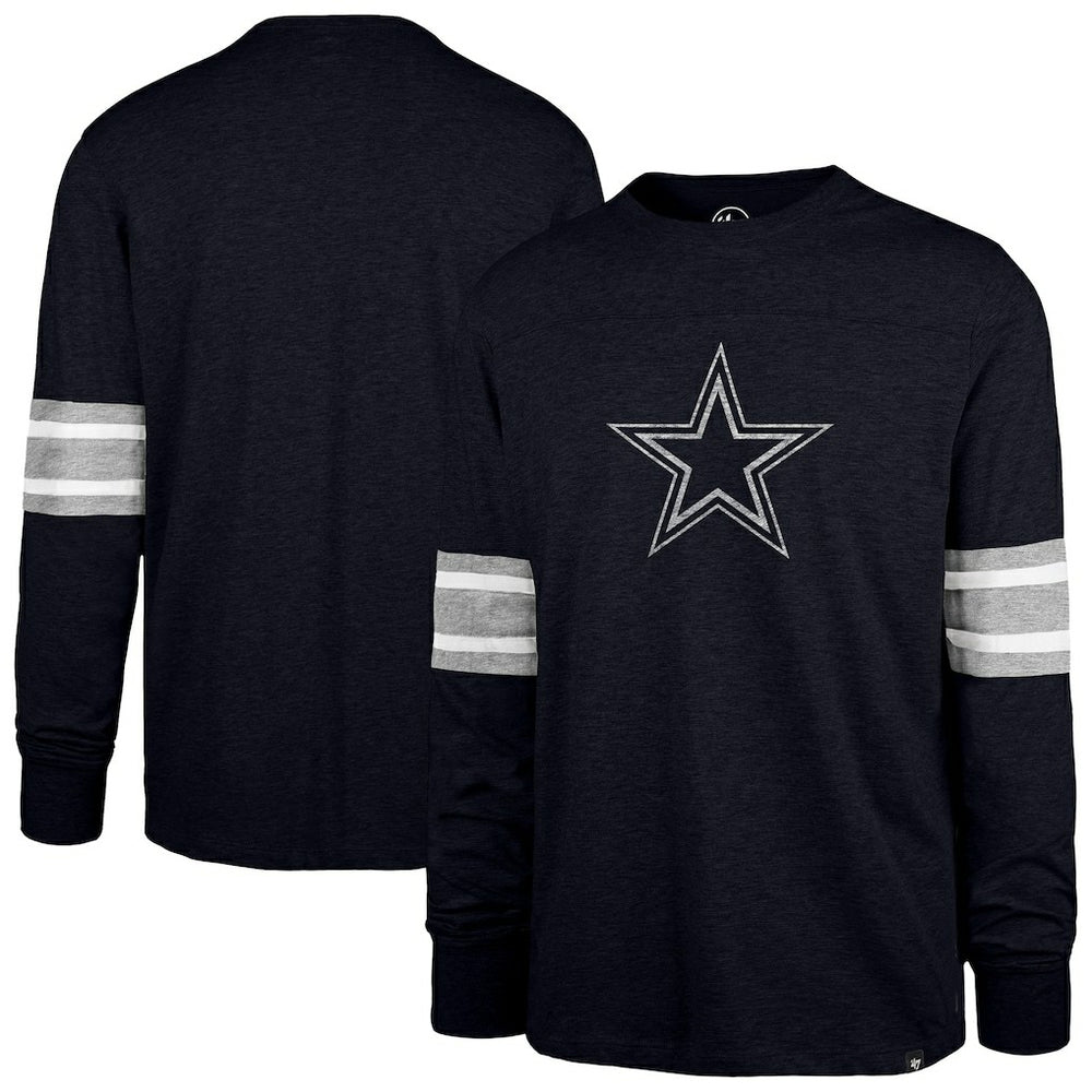 Dallas Cowboys '47 Premier Brex Long Sleeve T-Shirt - Navy - 47 brand