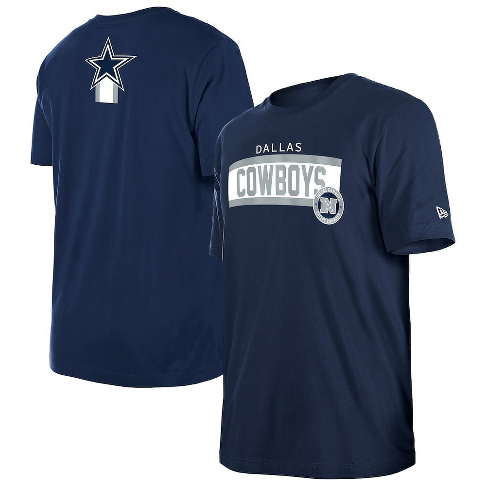 Dallas Cowboys New Era 3rd Down High Density Print T-Shirt - Navy - NFL