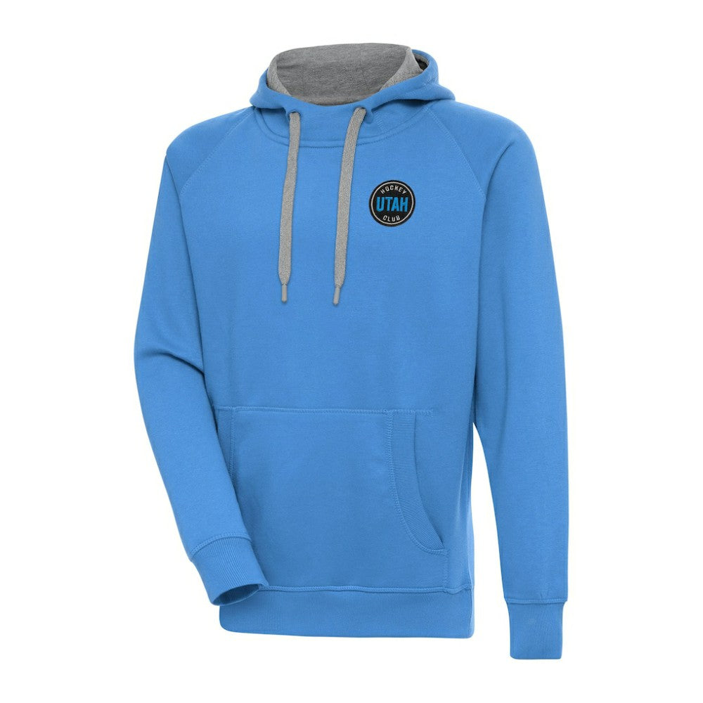 Utah Mammoth Antigua Victory Pullover Hoodie - Powder Blue | NHL near me