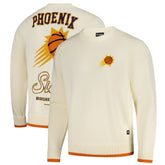 Phoenix Suns The Wild Collective Unisex Jacquard Knit Pullover Sweater Cream