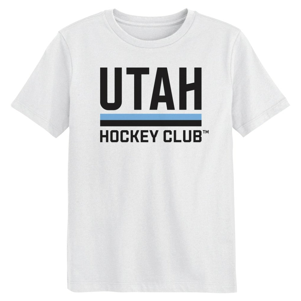 Utah Hockey Club Preschool Secondary Logo T-Shirt - White | NHL near me