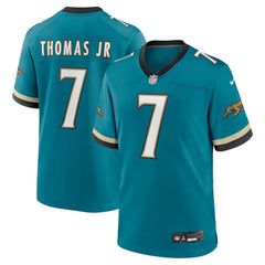 Brian Thomas Jr. Jacksonville Jaguars Alternate Game Jersey - Teal - Nike