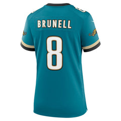Mark Brunell Jacksonville Jaguars Women's Prowler Throwback Retired Player Game Jersey - Teal - Nike