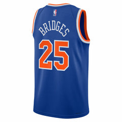 Nike Mikal Bridges New York Knicks Youth Swingman Jersey Icon Edition Blue