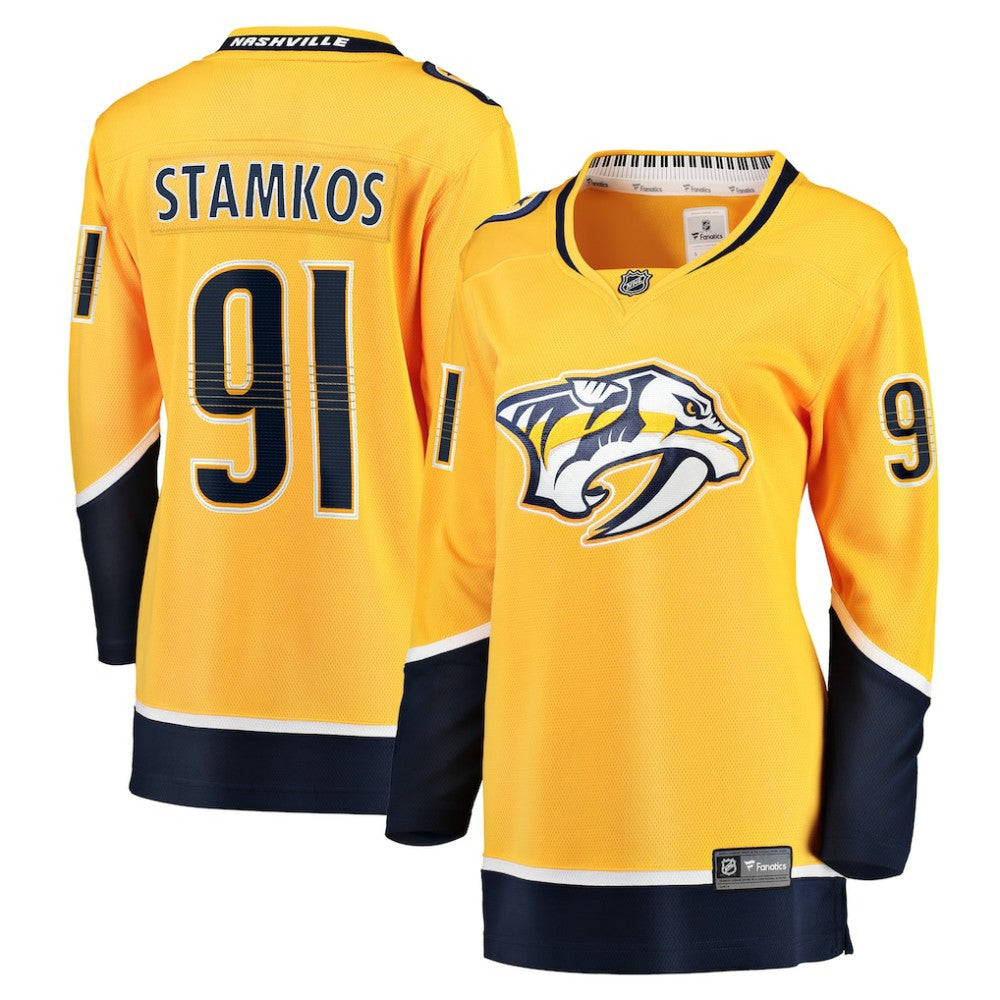 Steven Stamkos Nashville Predators Fanatics Women's Home Premier Breakaway Player Jersey Breakaway Jersey - Gold | Fanatics on sale