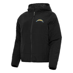 Los Angeles Chargers Antigua Women's Universe Full-Zip Hoodie Jacket - Black - NFL