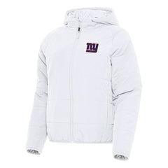 New York Giants Antigua Women's Universe Full-Zip Hoodie Jacket - White - NFL