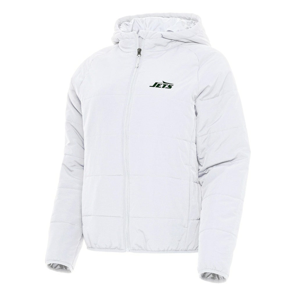 New York Jets Antigua Women's Universe Full-Zip Hoodie Jacket - White - NFL