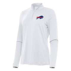Buffalo Bills Antigua Women's Reprocess Quarter-Zip Top - White - NFL