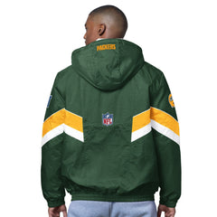 Green Bay Packers OVO x Starter Sideline Full-Snap Puffer Jacket - Green - NFL