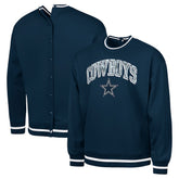 Dallas Cowboys G-III Sports by Carl Banks Adaptive Blocker Fleece Pullover Sweatshirt - Navy - NFL