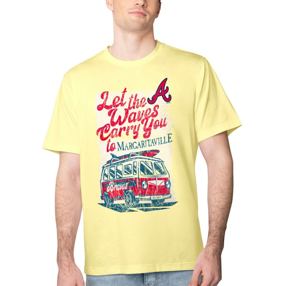 Atlanta Braves Margaritaville Bus Waves Graphic T-Shirt Outlet