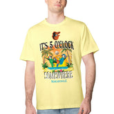 Baltimore Orioles Margaritaville Five O'Clock Graphic T-Shirt Outlet