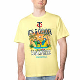 Minnesota Twins Margaritaville Five O'Clock Graphic T-Shirt for sale