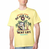 Houston Astros Margaritaville Beach Hut Graphic T-Shirt Sale