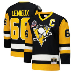 Mario Lemieux Pittsburgh Penguins 1991-92 Power Play Jersey - Black | NHL sale