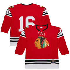 Bobby Hull Chicago Blackhawks 1960-61 Power Play Jersey - Scarlet | NHL Lifestyle