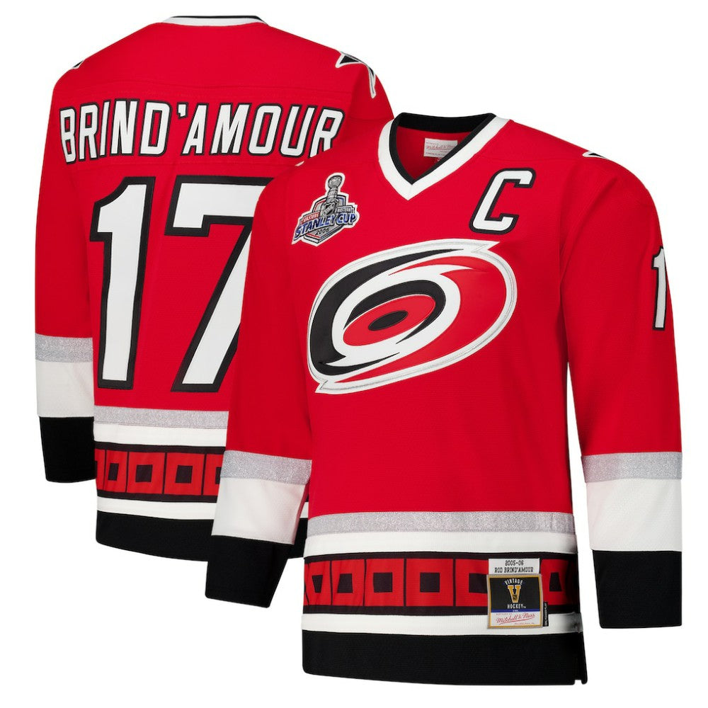 Rod Brind'Amour Carolina Hurricanes 2005-06 Power Play Jersey - Red | NHL Lifestyle