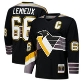 Mario Lemieux Pittsburgh Penguins 1996-97 Power Play Jersey - Black | NHL on sale
