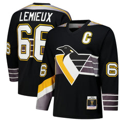 Mario Lemieux Pittsburgh Penguins 1996-97 Power Play Jersey - Black | NHL on sale