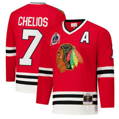 Chris Chelios Chicago Blackhawks 1991-92 Power Play Jersey - Red | NHL online