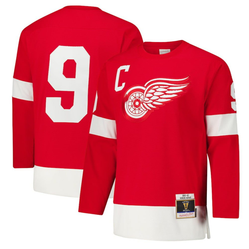 Gordie Howe Detroit Red Wings 1960-61 Power Play Jersey - Red | NHL online