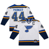 Chris Pronger St. Louis Blues 1999-00 Power Play Jersey - White | NHL on sale