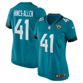 Josh Hines-Allen Jacksonville Jaguars Women's Player Game Jersey - Teal - Nike
