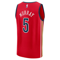 Fanatics Dejounte Murray New Orleans Pelicans Fast Break Replica Player Jersey Statement Edition Red