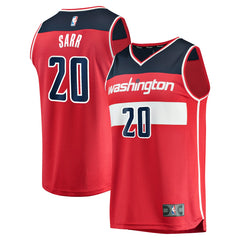Fanatics Alexandre Sarr Washington Wizards Fast Break Replica Player Jersey Icon Edition Red