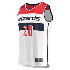Fanatics Alexandre Sarr Washington Wizards Youth Fast Break Replica Player Jersey Association Edition White