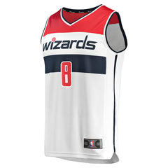 Fanatics Carlton Carrington Washington Wizards Fast Break Replica Player Jersey Association Edition White