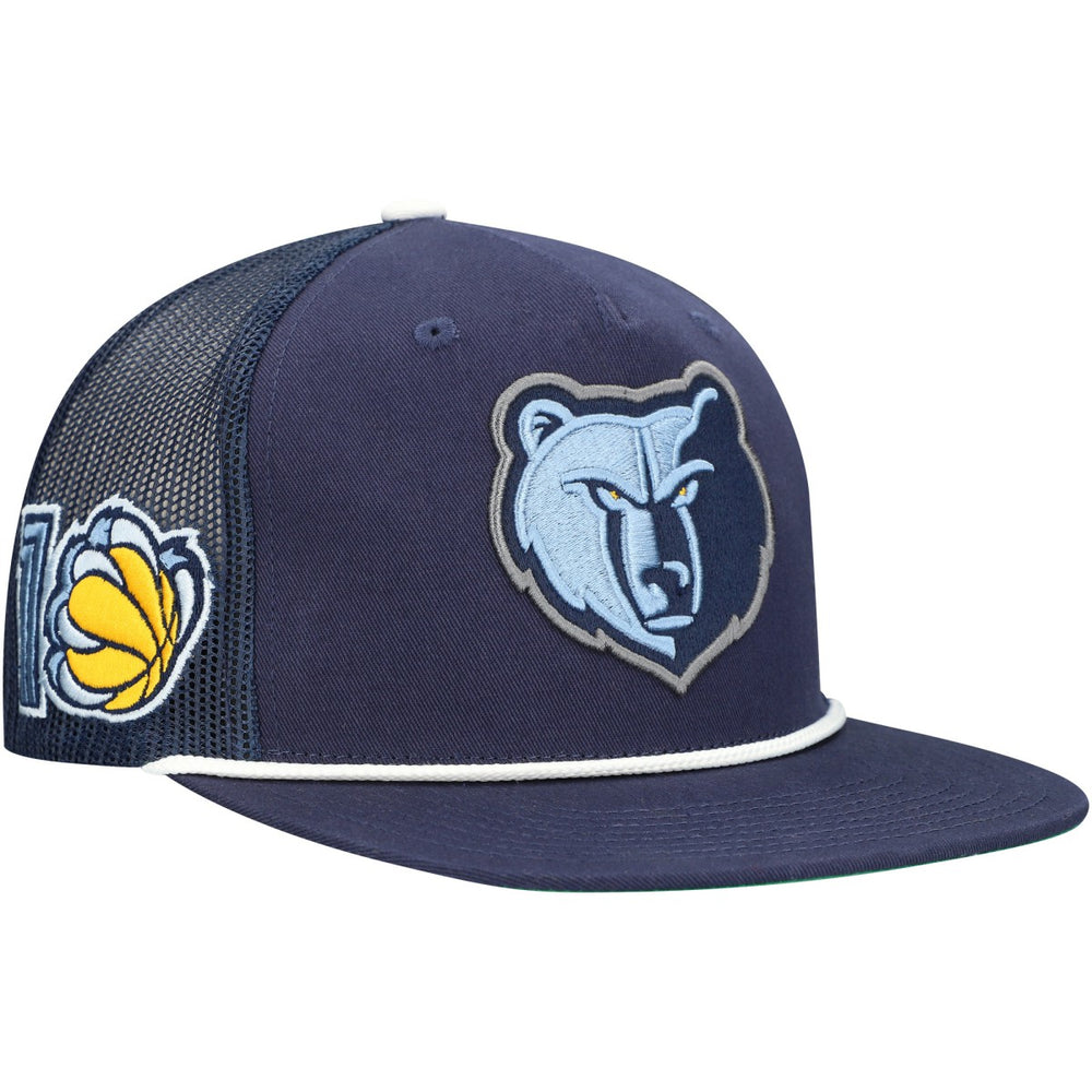 Mitchell & Ness Memphis Grizzlies Roper Trucker Snapback Hat Navy