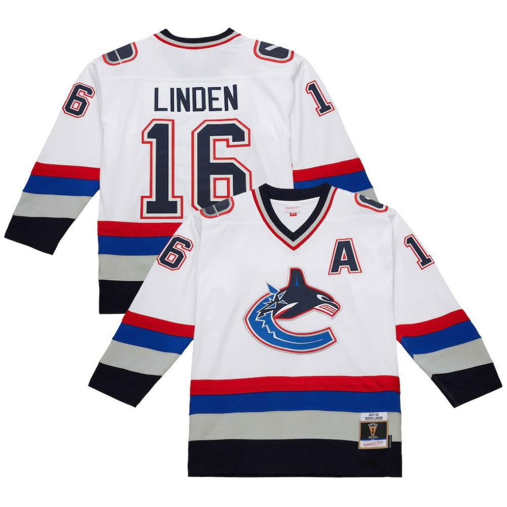 Trevor Linden Vancouver Canucks 2003-04 Power Play Jersey - White | NHL Clearance