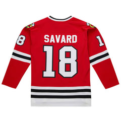 Denis Savard Chicago Blackhawks 1980-81 Power Play Jersey - Scarlet | NHL Clearance