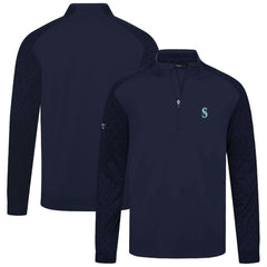 Seattle Mariners Levelwear Aztec Insignia 2.0 Quarter-Zip Pullover Top Discount