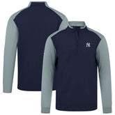 New York Yankees Levelwear Insignia 2.0 Quarter-Zip Pullover Top Outlet