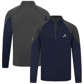 Atlanta Braves Levelwear Cadet Insignia 2.0 Raglan Quarter-Zip Jacket Discount