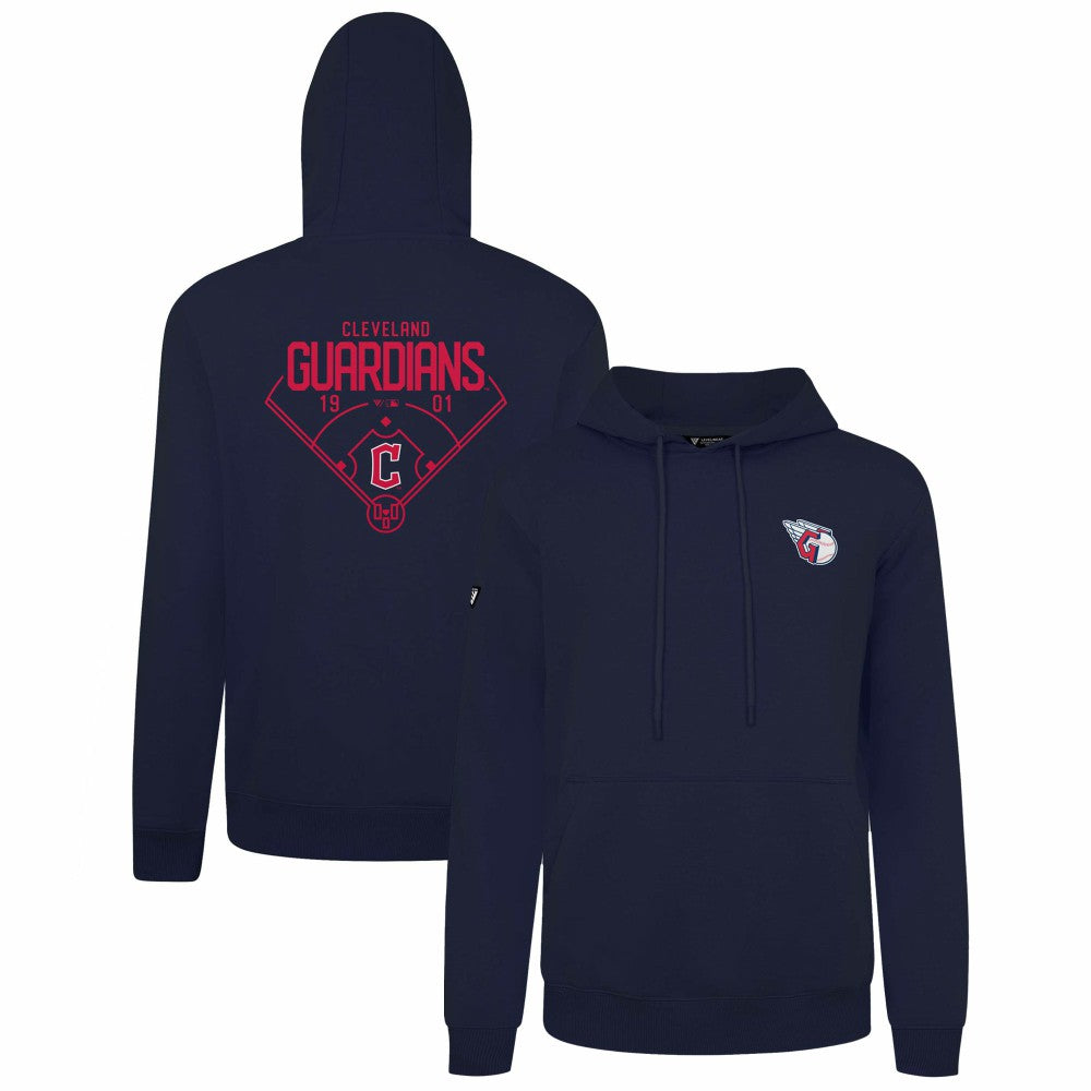 Cleveland Guardians Levelwear Podium Primary Pullover Hoodie Outlet