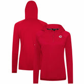 Cincinnati Reds Levelwear Women's Raven Insignia 2.0 Quarter-Zip Jacket Sale