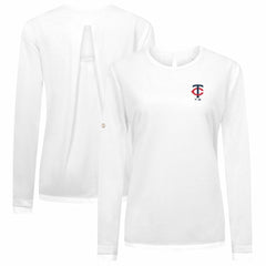 Minnesota Twins Levelwear Women's Sequoia Primary Logo Long Sleeve T-Shirt Discount
