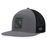 New York Rangers Fanatics Fairweather Adjustable Hat - Charcoal | Fanatics online