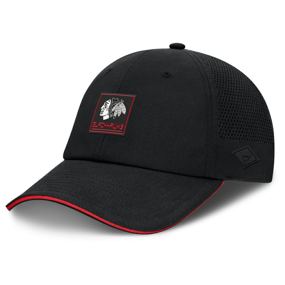 Chicago Blackhawks Fanatics Driver Adjustable Hat - Black | Fanatics on sale
