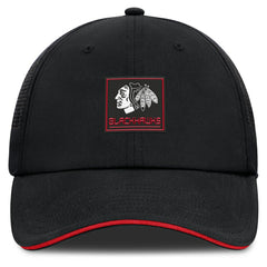 Chicago Blackhawks Fanatics Driver Adjustable Hat - Black | Fanatics on sale