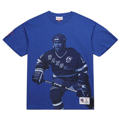 Mark Messier New York Rangers Mitchell & Ness NHL Ultimate Player Vintage Logo T-Shirt - Blue | NHL Lifestyle