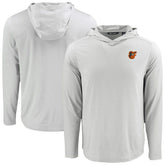 Baltimore Orioles Cutter & Buck Coastline Epic Comfort Recycled Eco Hoodie Long Sleeve T-Shirt Discount